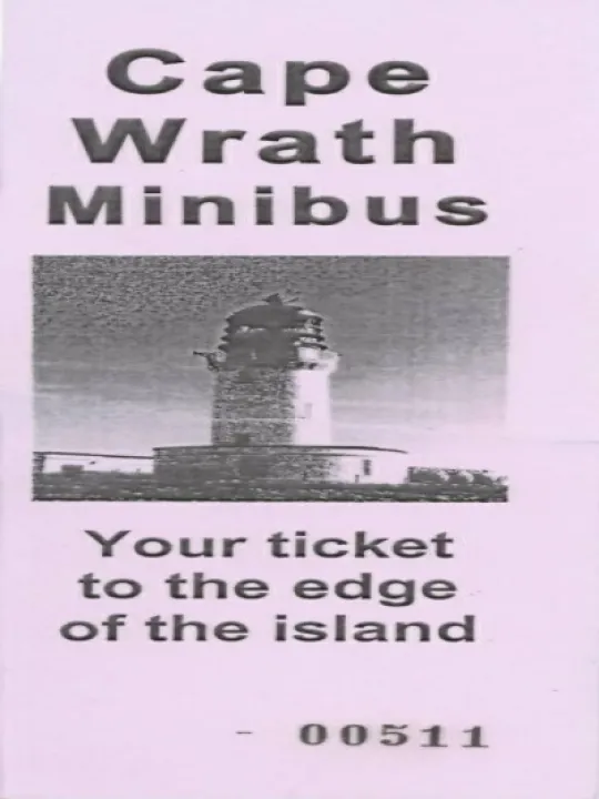 Cape Wrath ticket