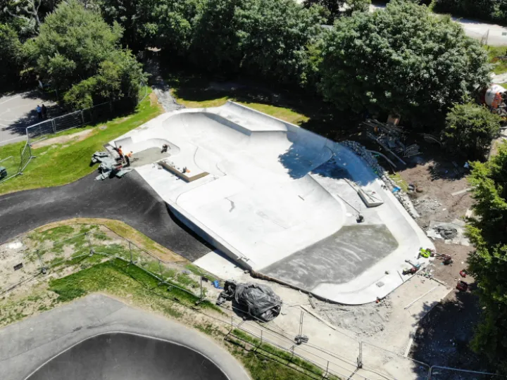 Newhaven skatepark overview