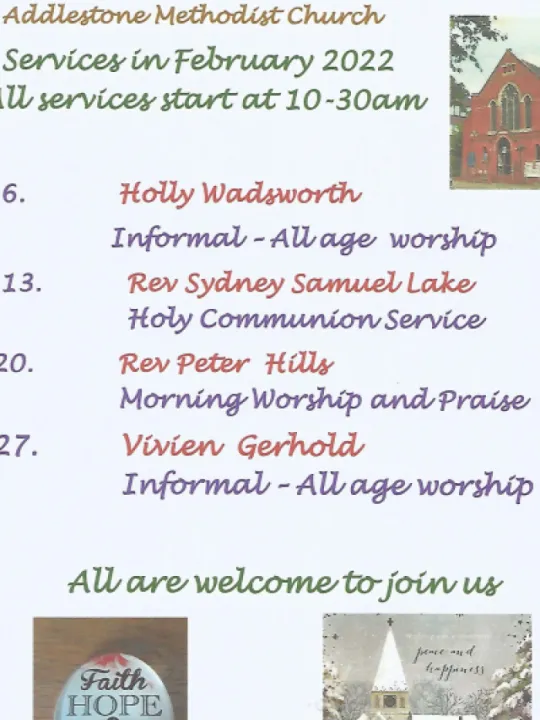 Services in February 2022