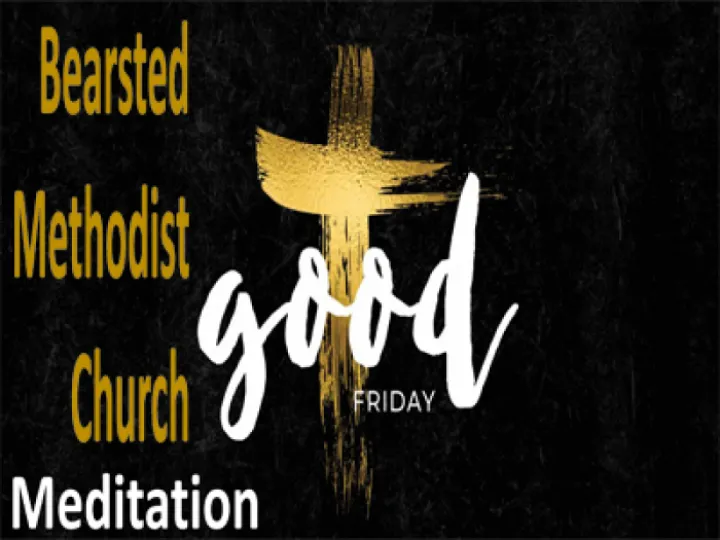Good Friday meditation poster