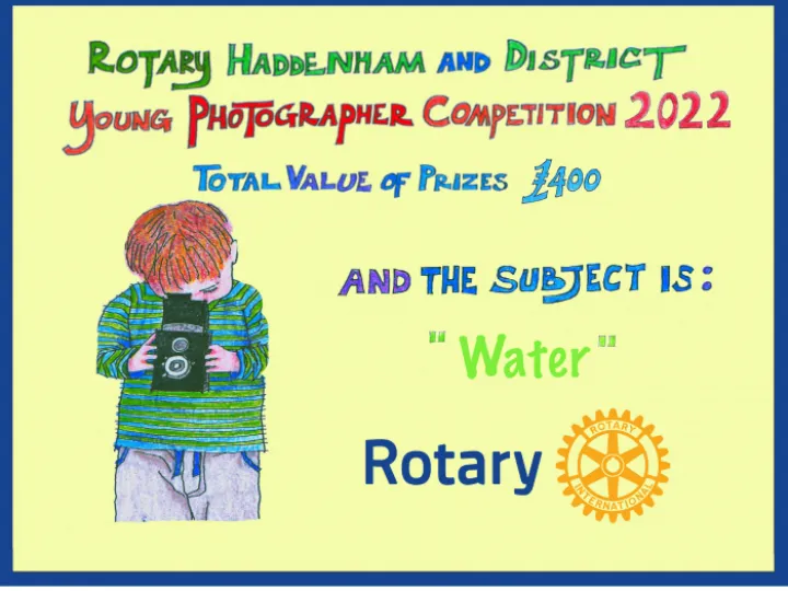 Young Photographer Poster 2022