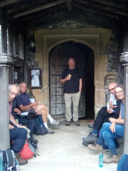 2022-09-10 Ride and stride walk Blewbury church