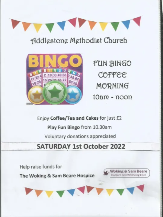 1st October Fun Bingo