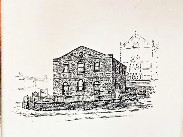 Old Building pen and ink