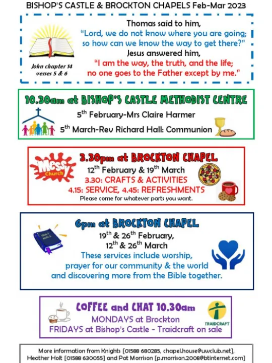 Brockton and Bishops Castle Feb Mar 23