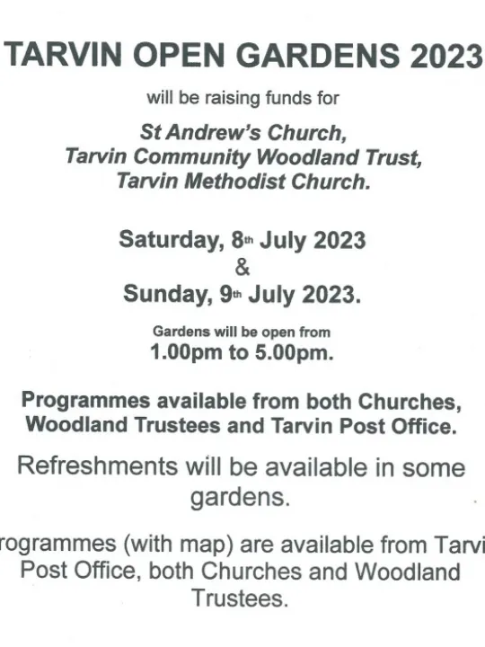 Tarvin Open Gardens PhotoScan