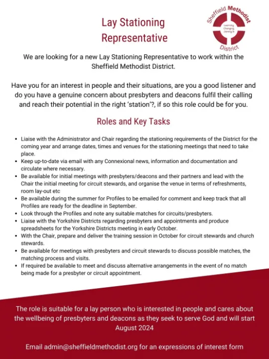 Lay Stationing Represenatative