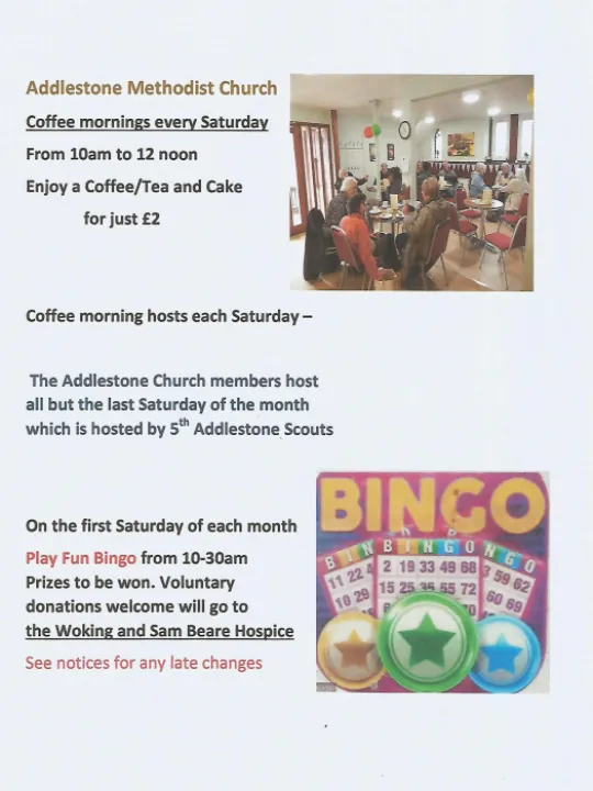 Saturday Coffee Mornings &ndash; Fun Bingo