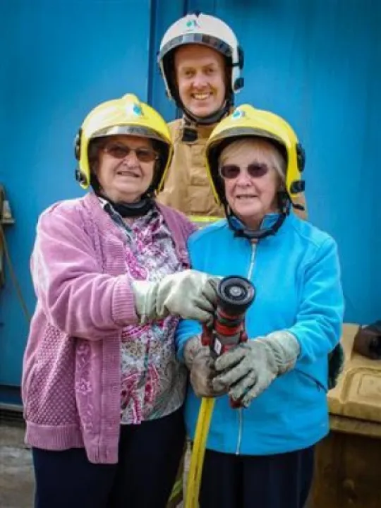 Fire Service supporting Aging Safely Week 2014