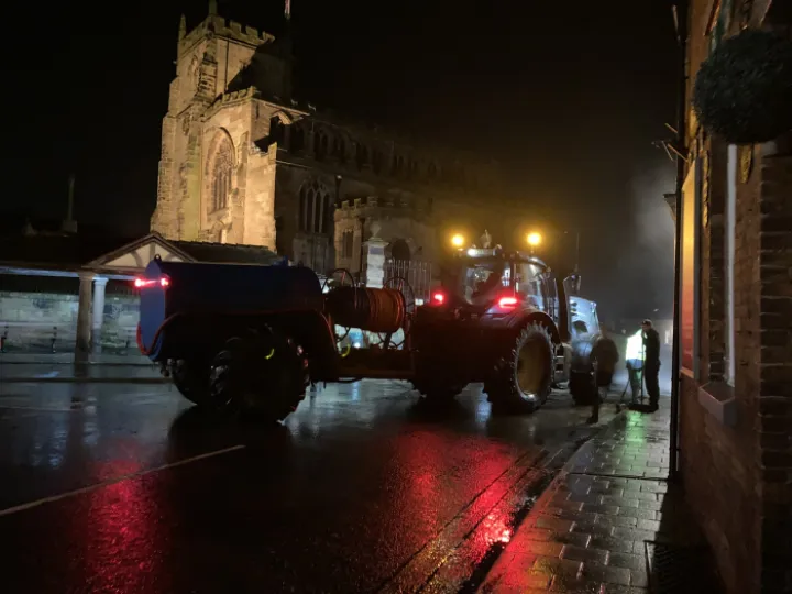 Slurry clean up