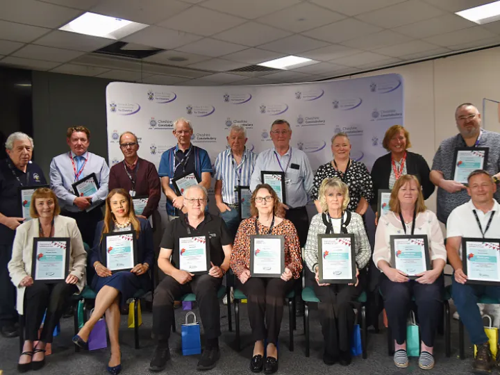 OPCC volunteers at last year's volunteer celebration event.