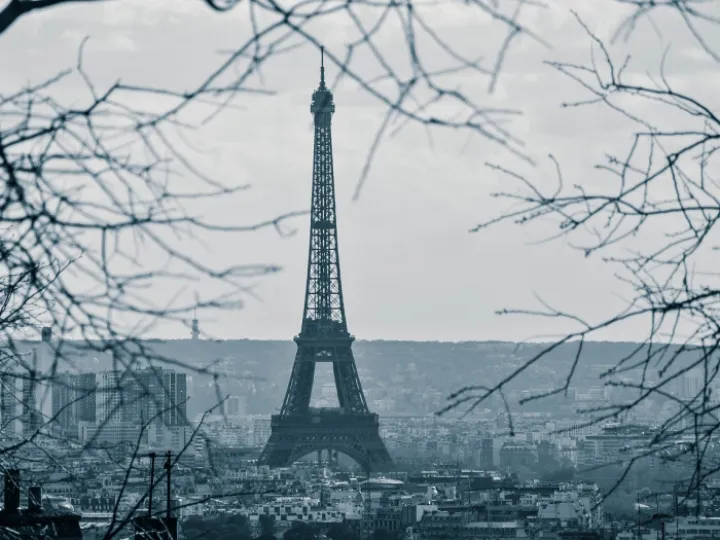 Eiffel tower, landmark, paris