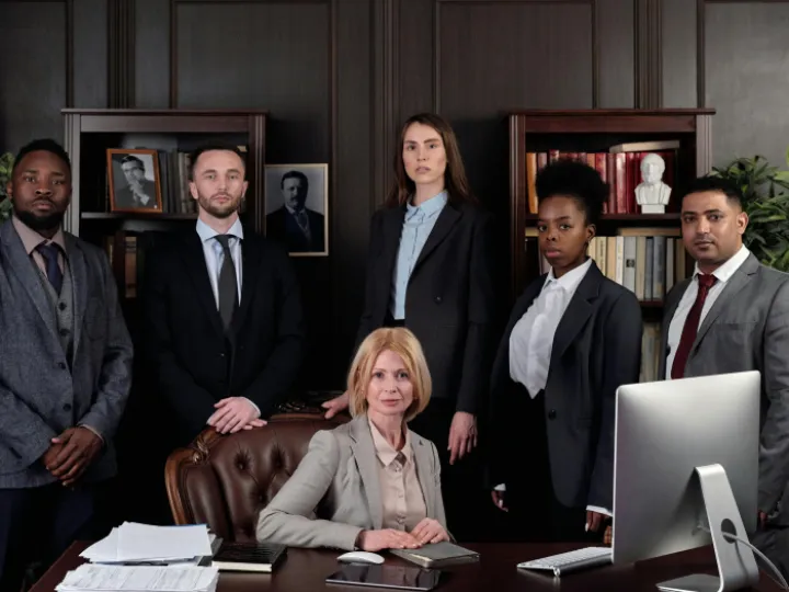 Lawyers Posing for a Photo