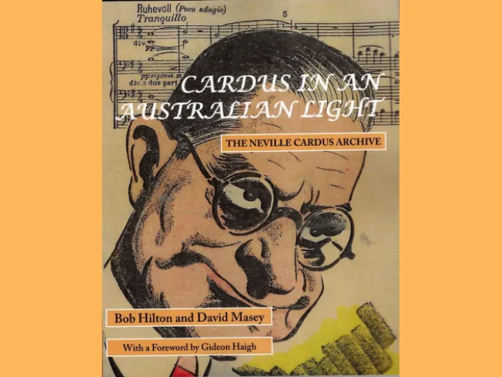 Cardus In An Australian Light