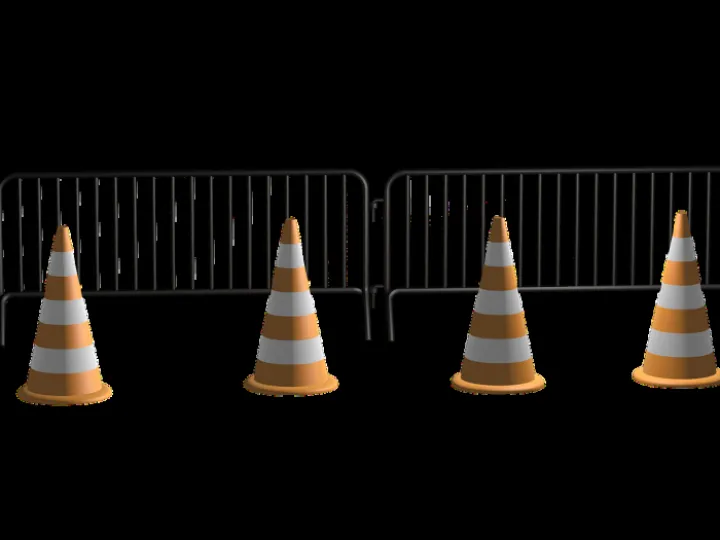 Baukegel, sign, cone