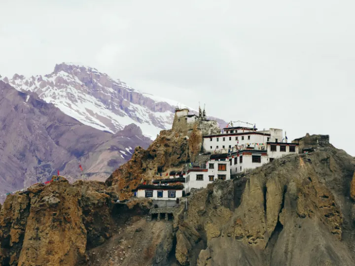 Village of Spiti Valley in India