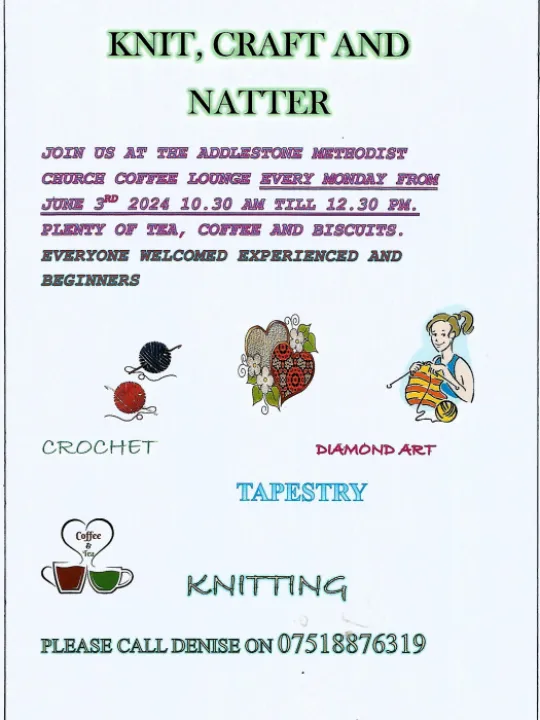 Knit, Craft and Natter &ndash; weekly