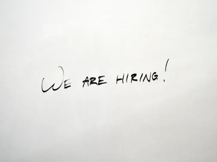 We are hiring, hiring, recruitment