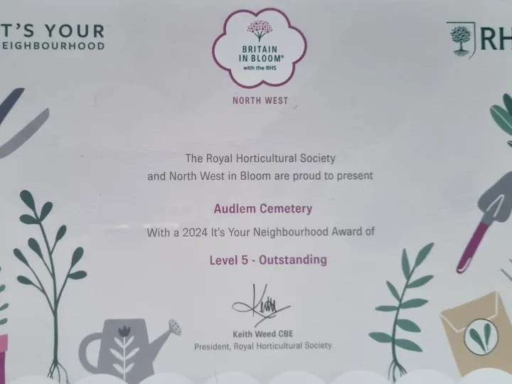 Audlem Cemetery Award 24