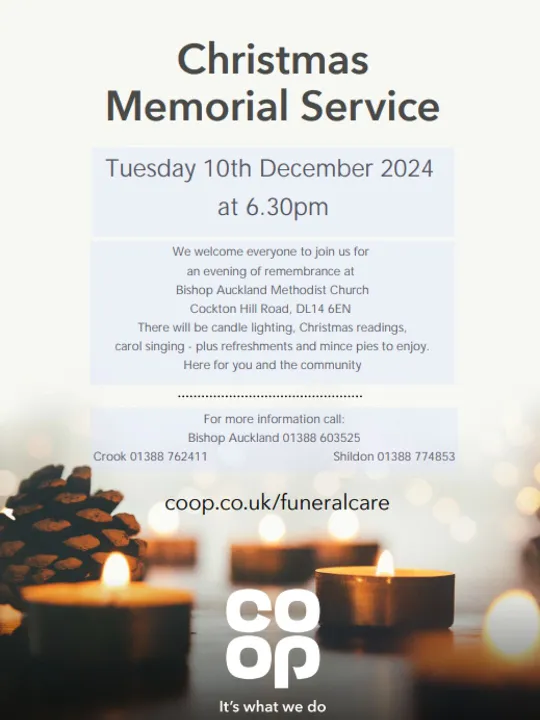 Christmas memorial Service