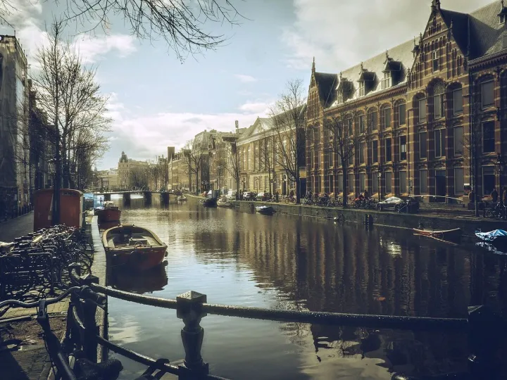 Boats on an urban waterway system