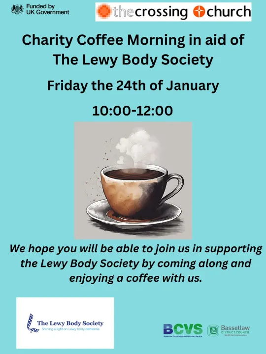 Charity Coffee Morning in Aid of The Lewy Body Soc