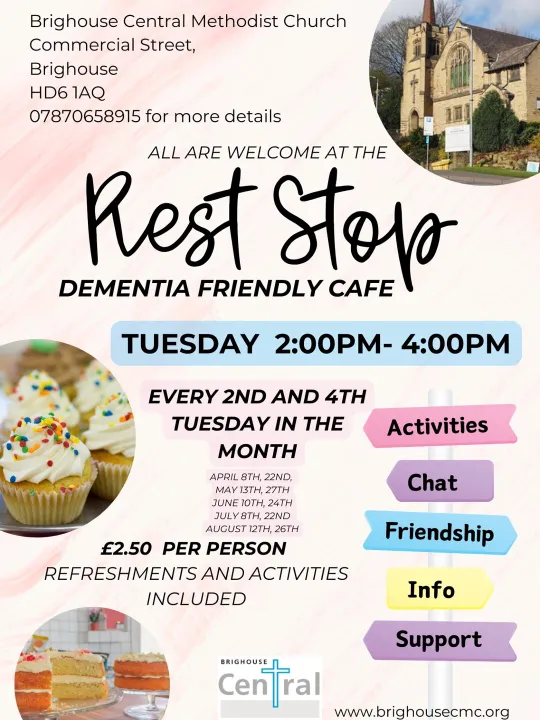 Rest Stop Poster April to August 2025