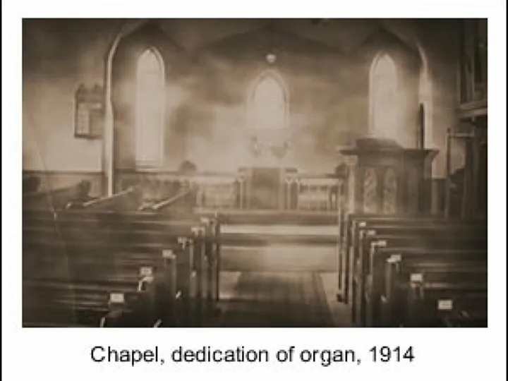 Dedicating The New Organ 1914