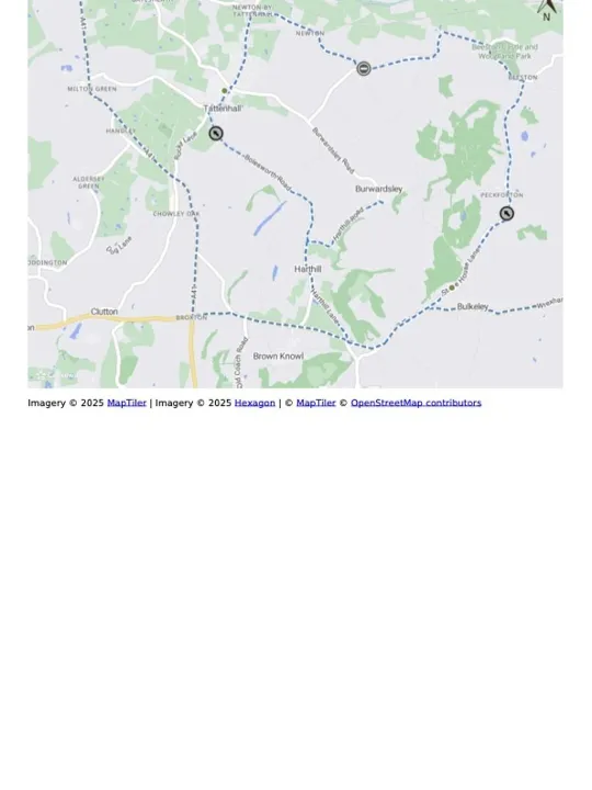 Tattenhall Lane Closure