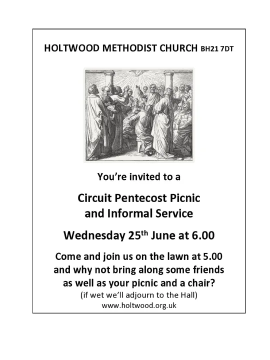 Pentecost Service Poster 2025