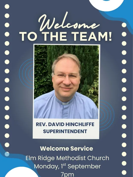 Welcome Poster David Hinchliffe 01.09.2025