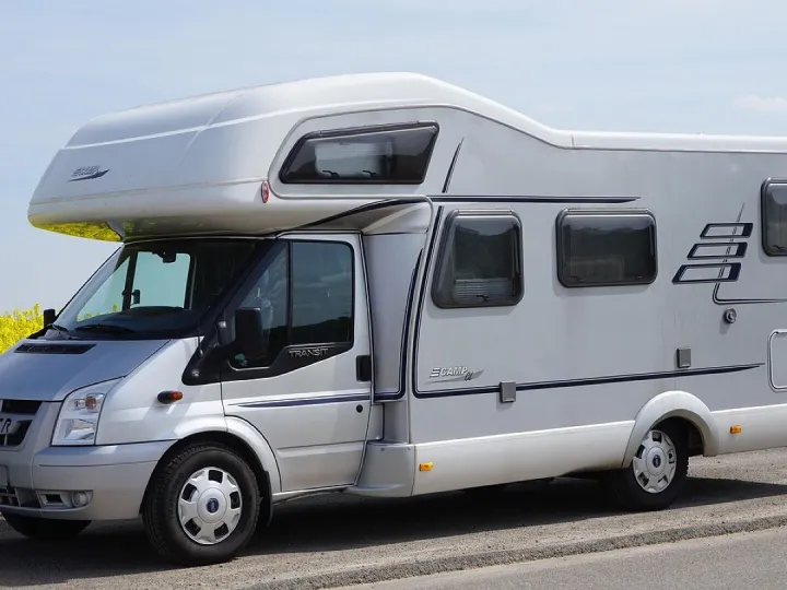 Camper, hymer, vacations, camping, nature