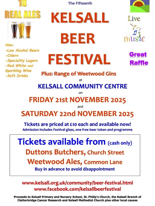 Beer fest Poster With Ticket Details 2025