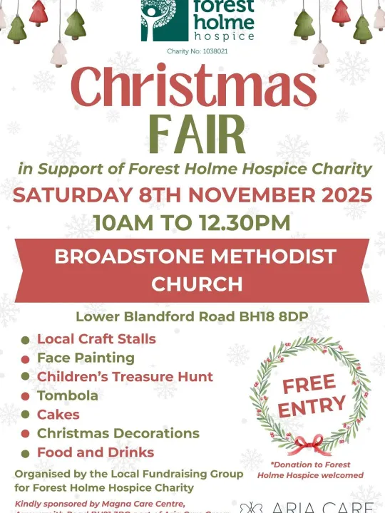2025 11 08 – Bst Christmas Fair Poster