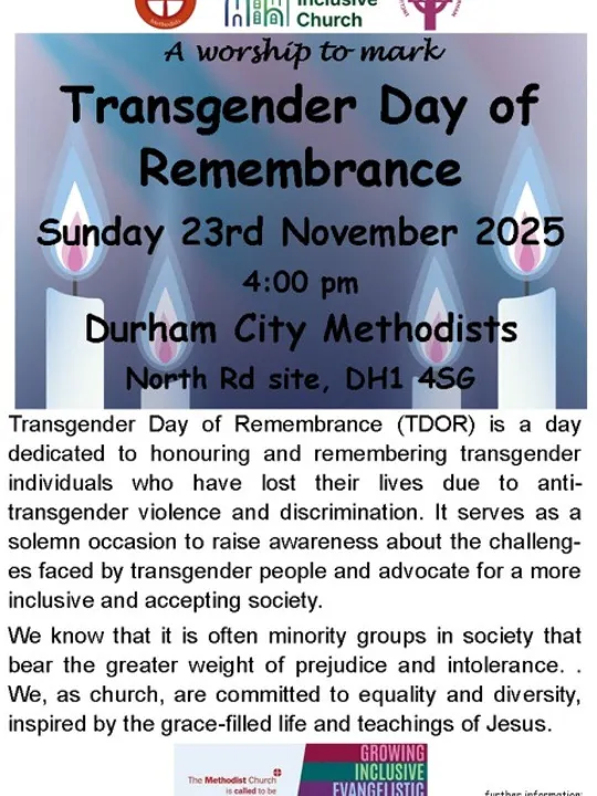 Transgender Day of Remembrance Ddv 23.11.2025