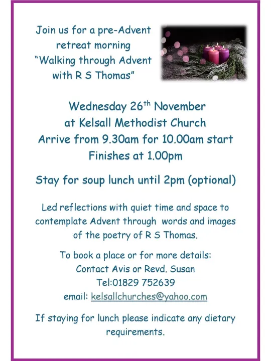 KMC Advent Retreat Poster 2025