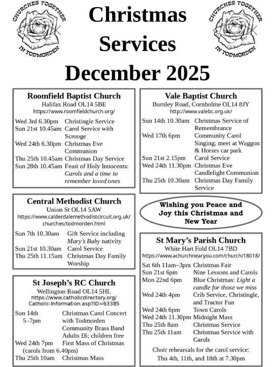 Ctt Christmas Services 2025 Poster