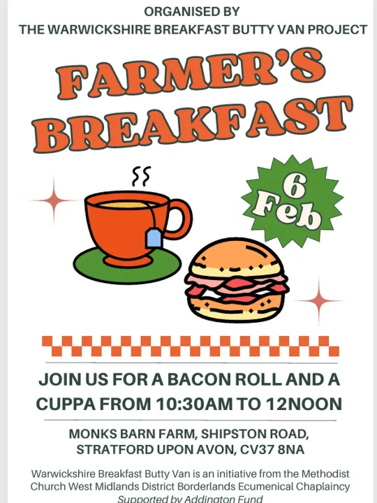 Warwickshire Butty Van February Event Date