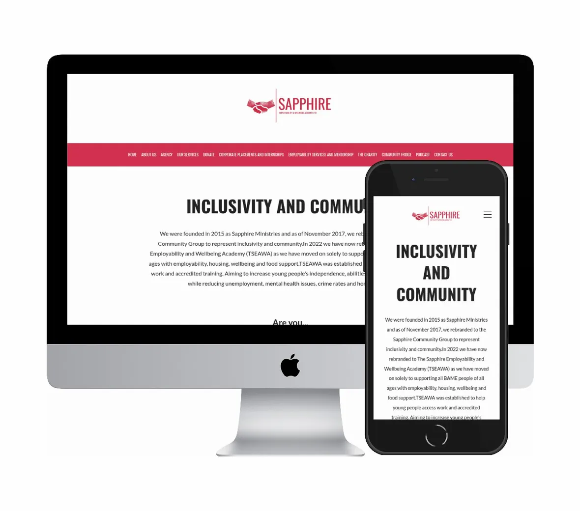 Professional web design by Fruitcake Media for Knutsford business