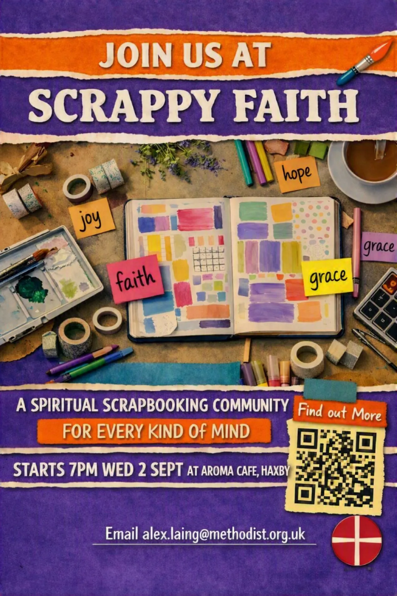 Poster Scrappy Faith 2nd September