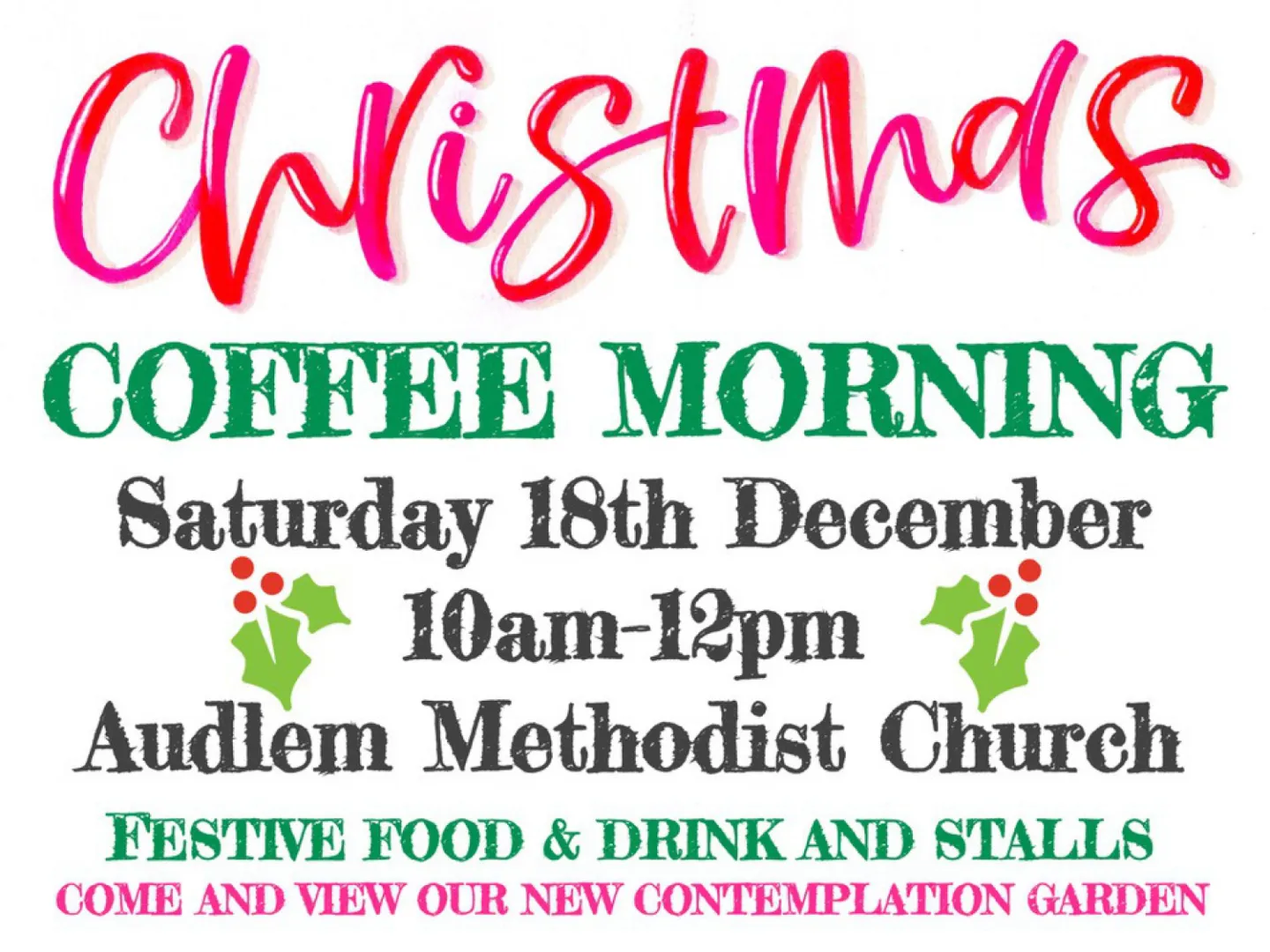 Christmas Coffee Morning 2021 Crop