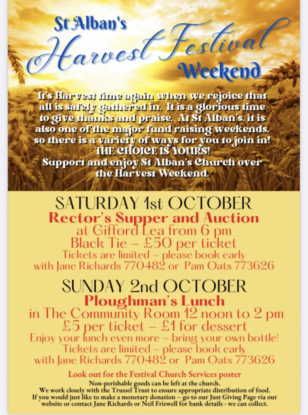 St Albans Harvest