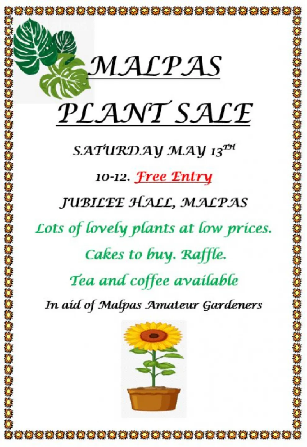 plant sale 1