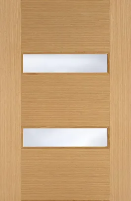 Oak Monaco Glazed 4L Clear