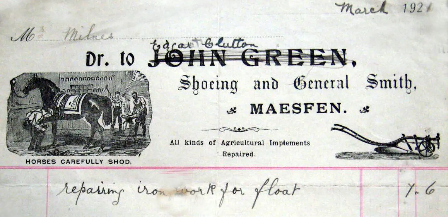 Macefen Smithy Invoice