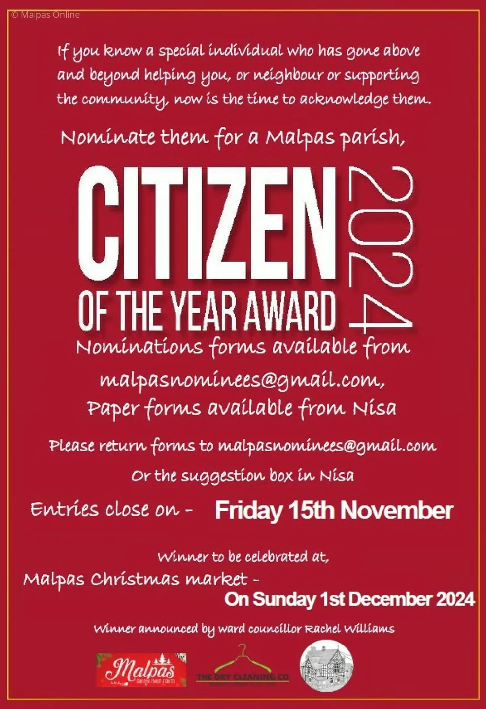 Citizen of the year award