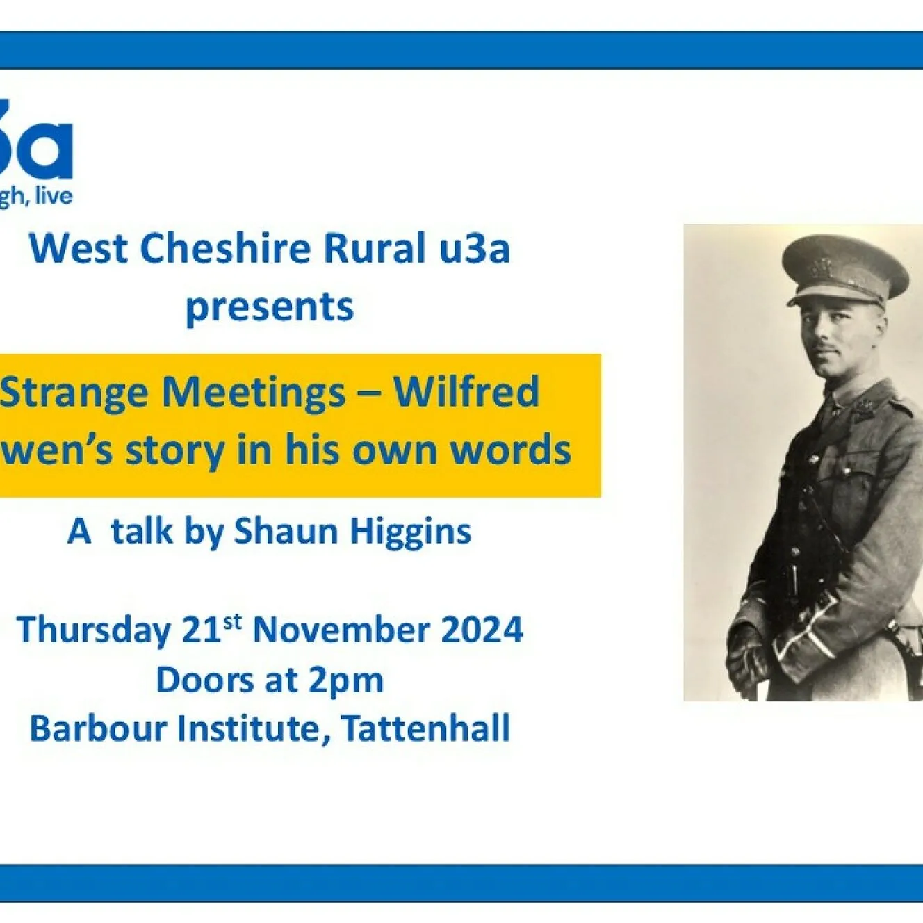 U3A November 2024