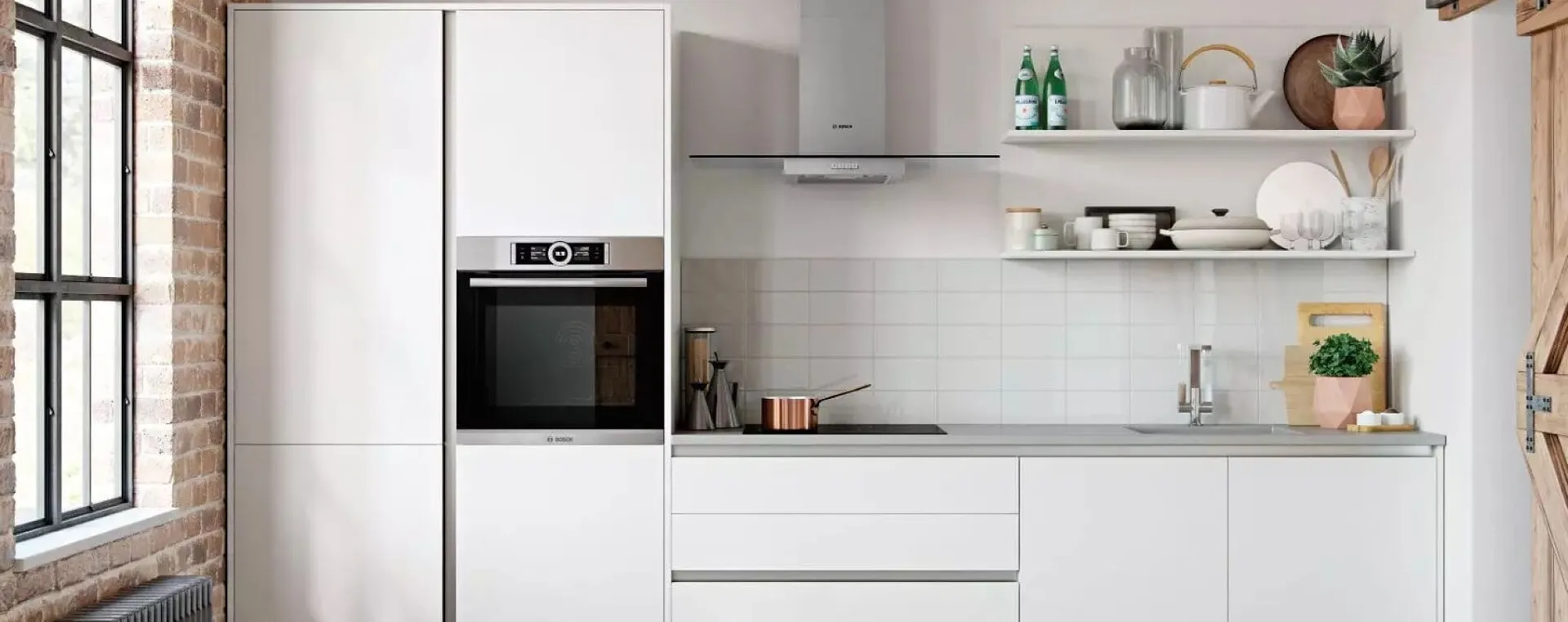 Alku Modern Matt White Handlel