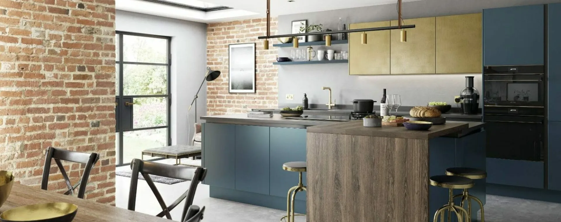 Alku Modern Matt Kitchen With Island 4