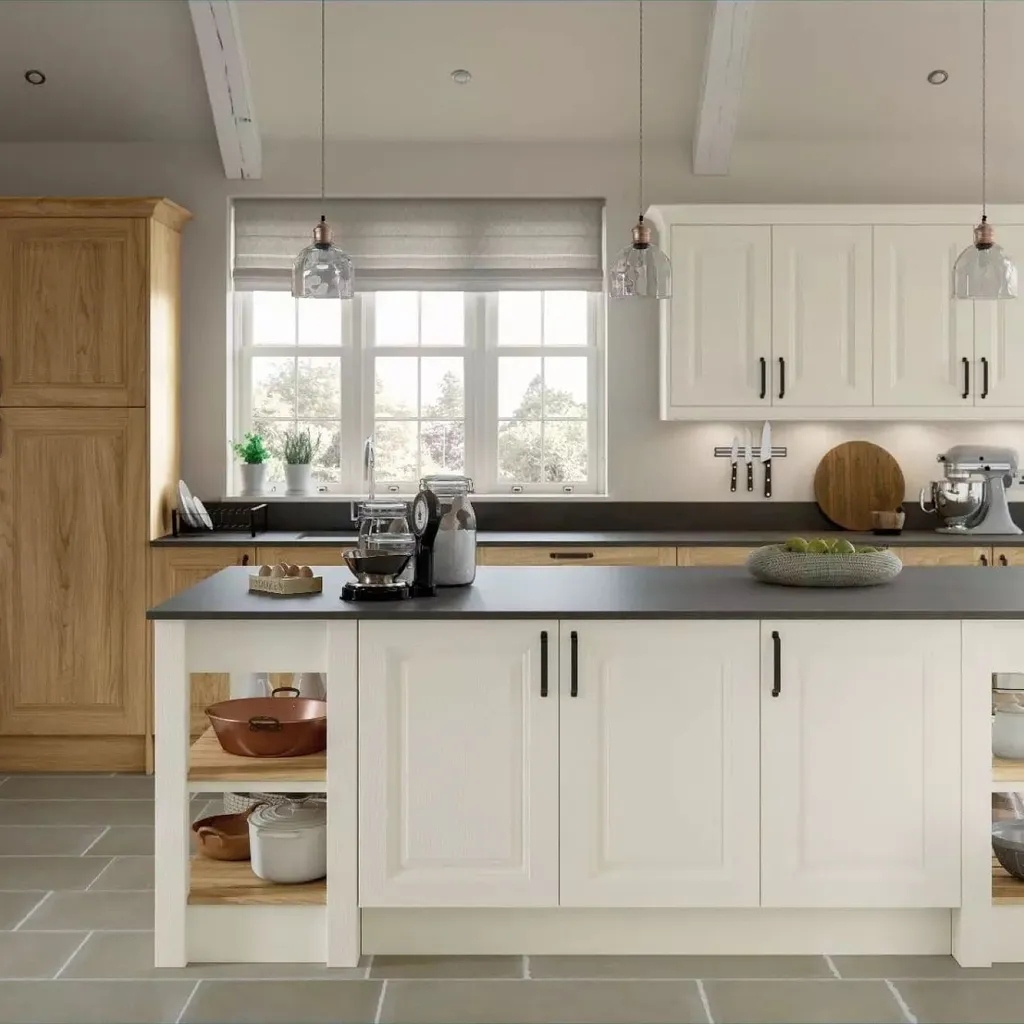 Alku White Wood Open Plan Shak